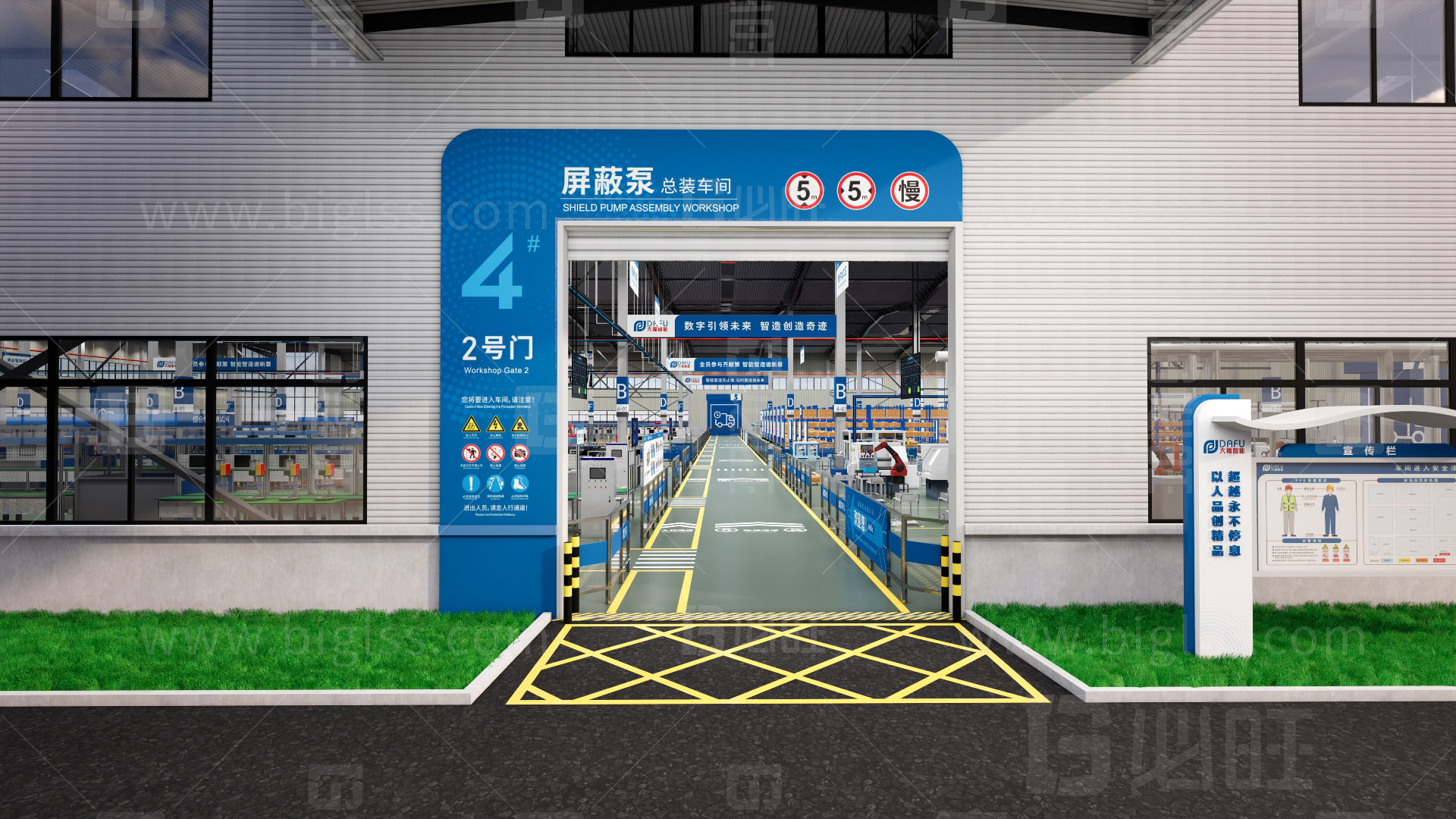 工廠目視化，車間目視化，目視化設計，空間設計